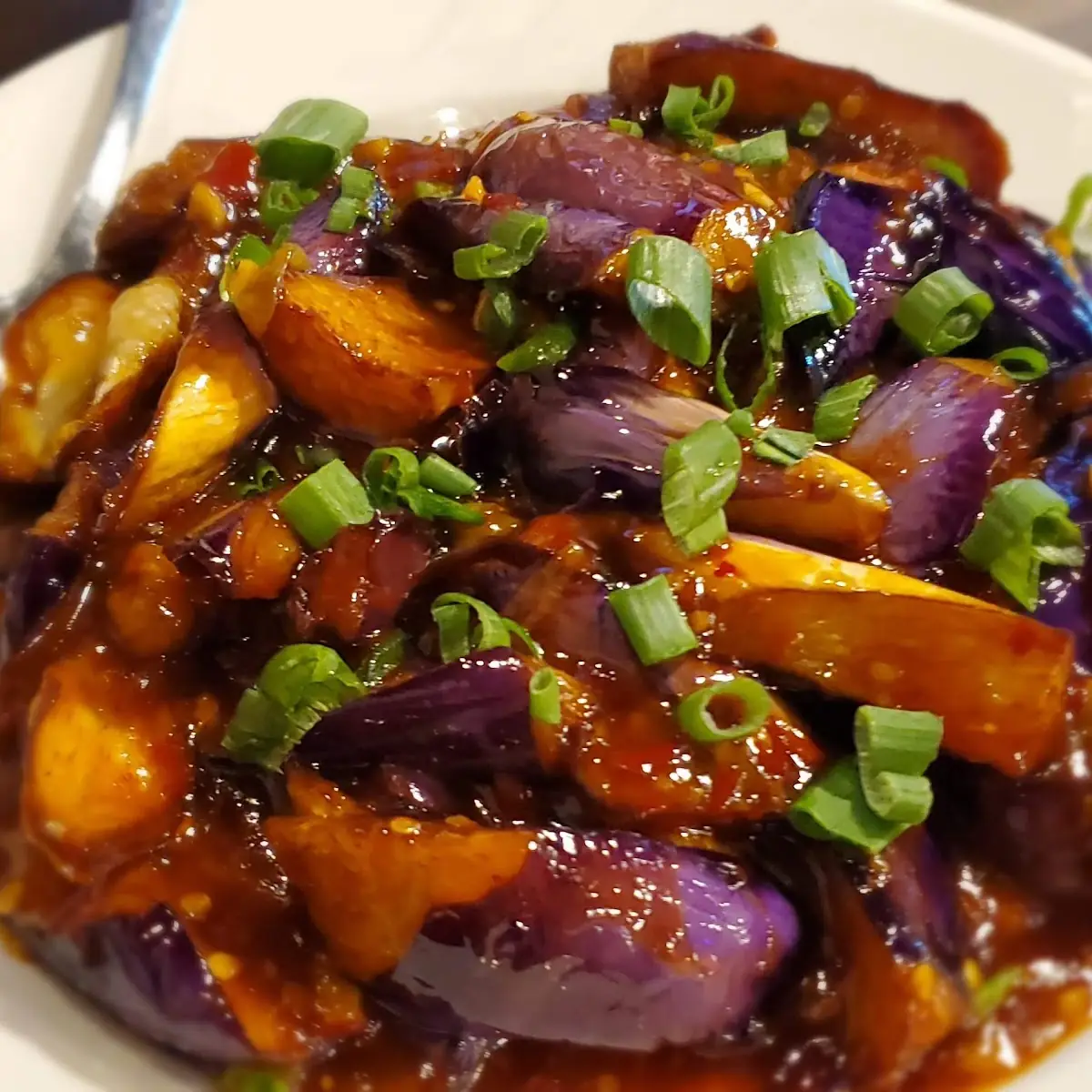 eggplant in garlic sauce 鱼香茄子